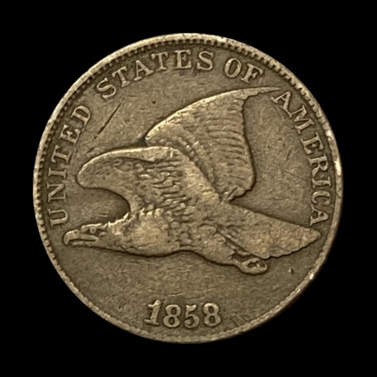1858 Flying Eagle Cent LIGHTLY CIRCULATED