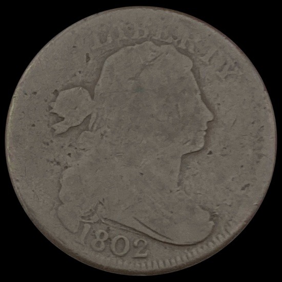 1802 Draped Bust Large Cent NICELY CIRCULATED