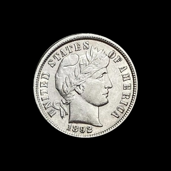 1892 Barber Dime UNCIRCULATED