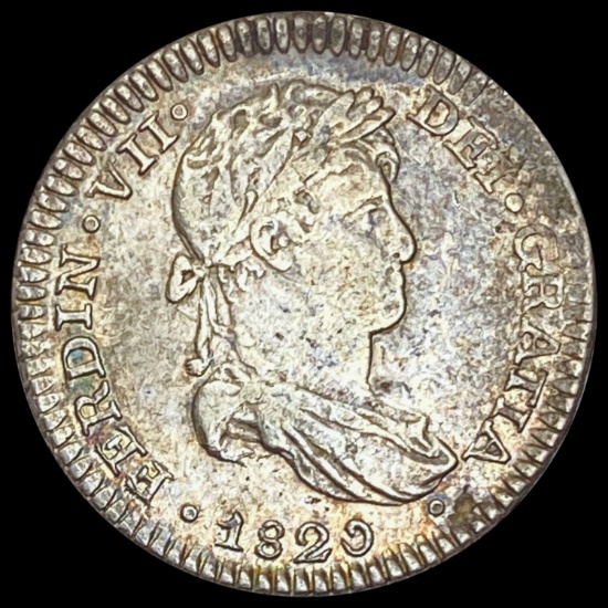 1829 Spain 1 Real Madrid Mint LIGHTLY CIRCULATED LIGHTLY CIRCULATED