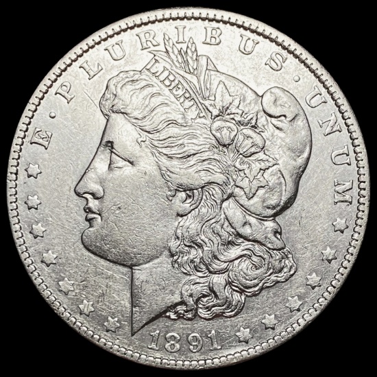 1891-O Morgan Silver Dollar CLOSELY UNCIRCULATED