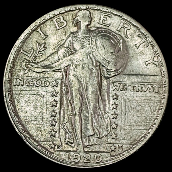 1920-S Standing Liberty Quarter CLOSELY UNCIRCULATED