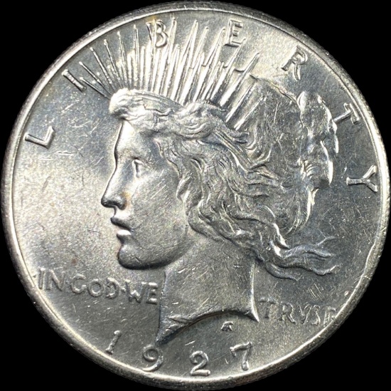 1927-S Silver Peace Dollar UNCIRCULATED