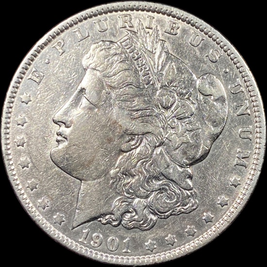 1901 Silver Morgan Dollar CLOSELY UNCIRCULATED