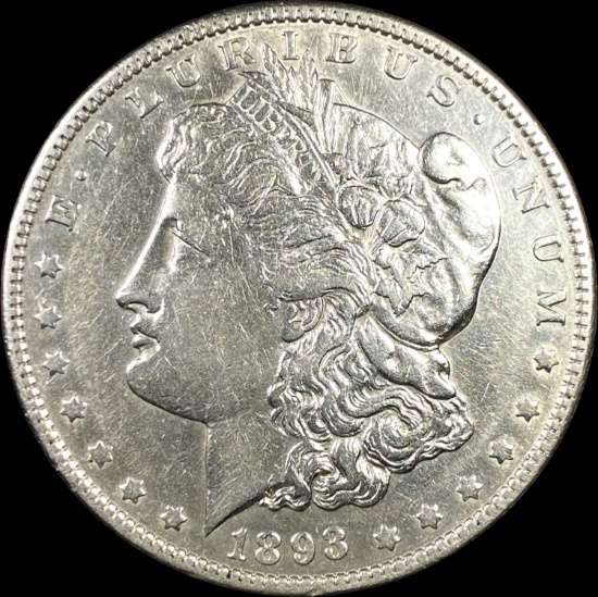 1893 Silver Morgan Dollar CLOSELY UNCIRCULATED