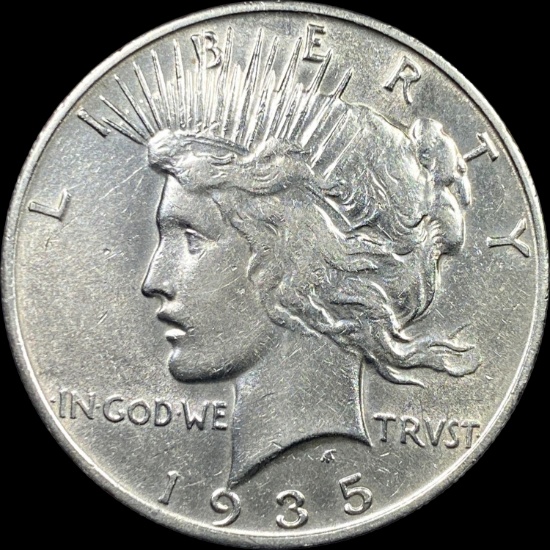 1935 Peace Silver Dollar CLOSELY UNCIRCULATED