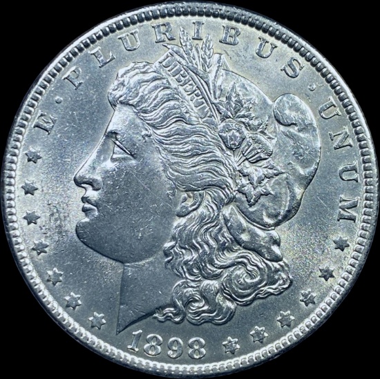 1898 Silver Morgan Dollar CHOICE AU