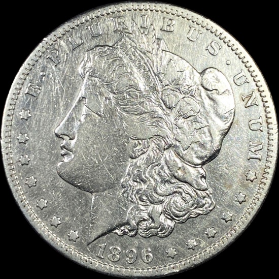 1896-S Silver Morgan Dollar CLOSELY UNCIRCULATED