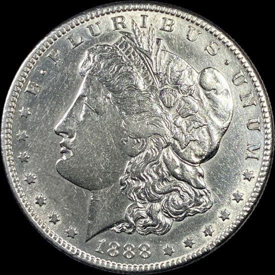 1888-S Silver Morgan Dollar CLOSELY UNCIRCULATED