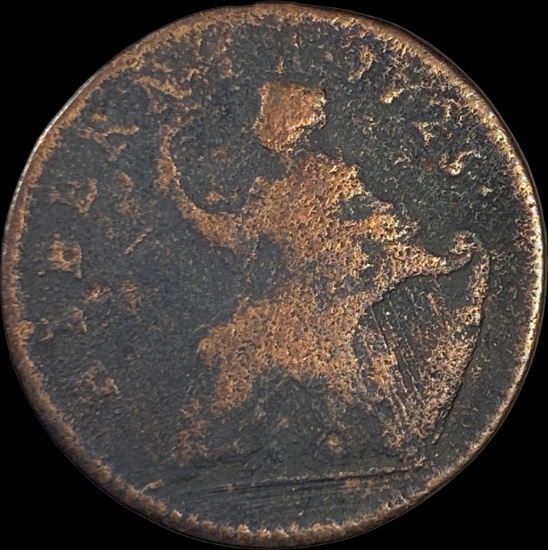 Great Britain 1773 Halfpenny George III NICELY CIRCULATED