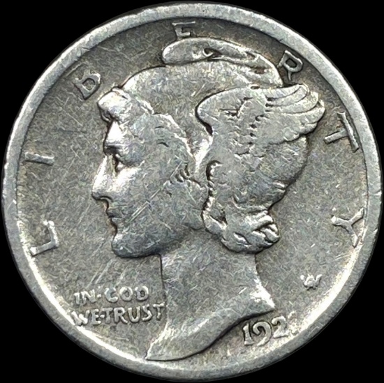 1926-D Silver Mercury Dime NEARLY UNCIRCULATED