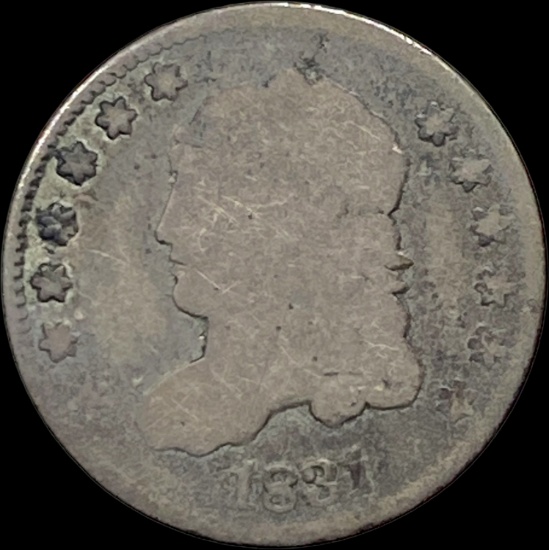 1831 Capped Bust Half Dime NICELY CIRCULATED