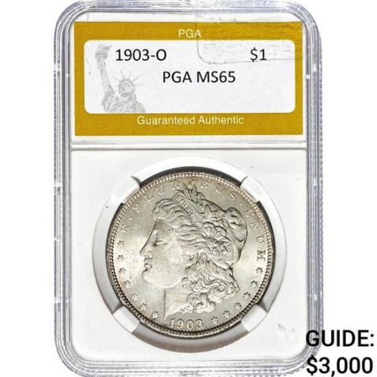 1903-O Morgan Silver Dollar PGA MS65