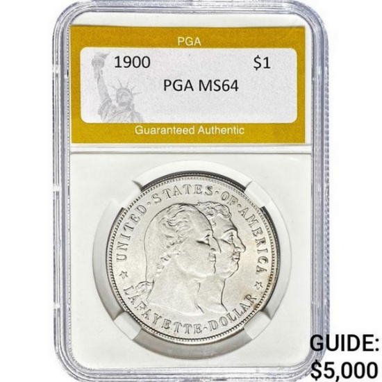 1900 Lafayette Dollar PGA MS64 PGA