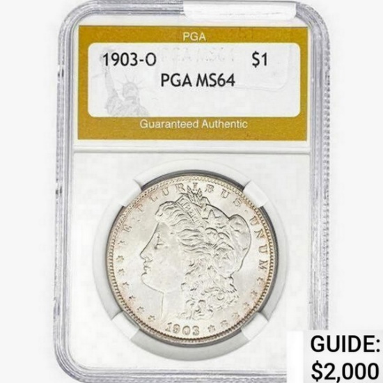 1903-O Morgan Silver Dollar PGA MS64