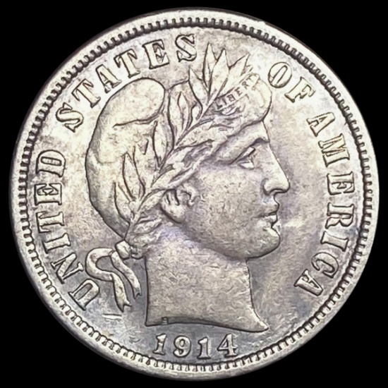 1914 Barber Dime UNCIRCULATED UNCIRCULATED
