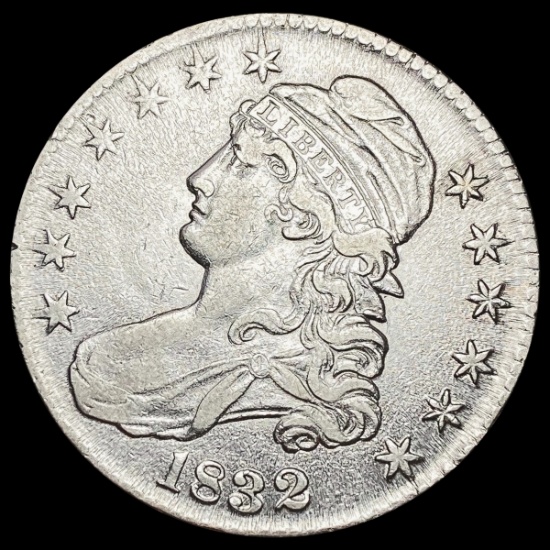 1832 Capped Bust Half Dollar CLOSELY UNCIRCULATED CLOSELY UNCIRCULATED