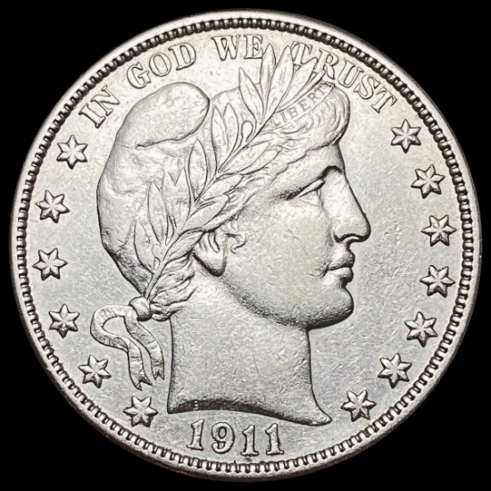 1911-D Barber Half Dollar LIGHTLY CIRCULATED LIGHTLY CIRCULATED