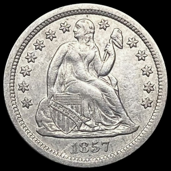 1857-O Seated Liberty Dime CLOSELY UNCIRCULATED