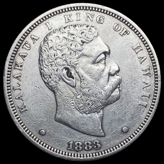 1883 Kingdom of Hawaii Dollar CLOSELY UNCIRCULATED
