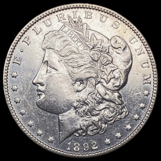 1892 Morgan Silver Dollar CLOSELY UNCIRCULATED