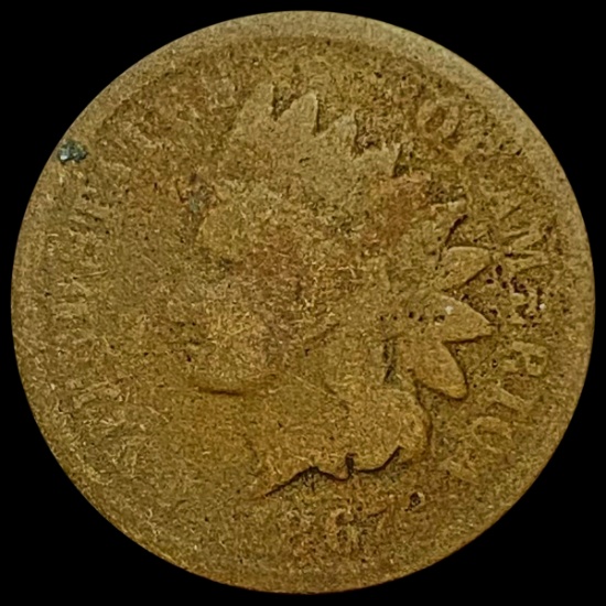 1867 Indian Head Cent NICELY CIRCULATED