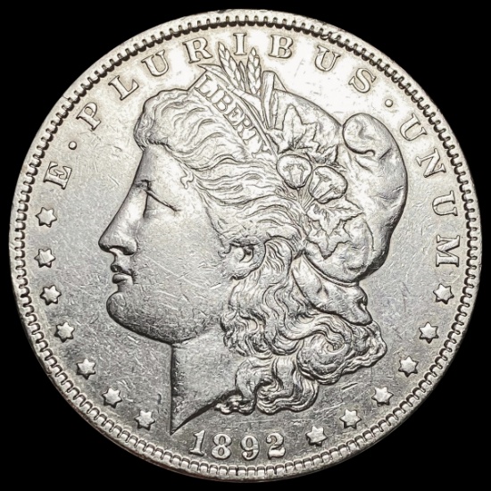 1892 Morgan Silver Dollar CLOSELY UNCIRCULATED