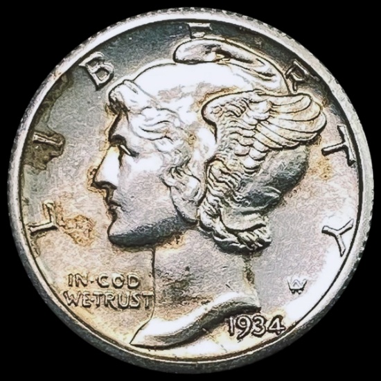 1934-D FSB Mercury Dime UNCIRCULATED