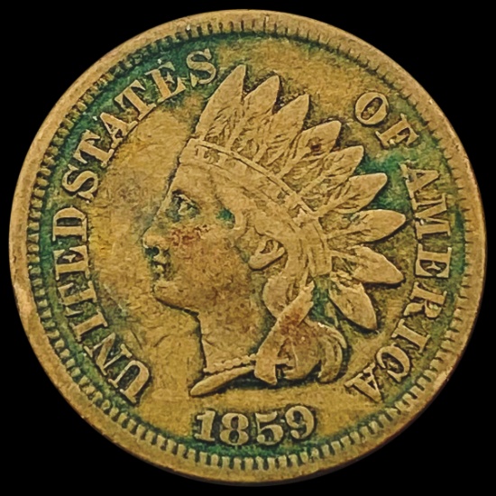 1859 Indian Head Cent LIGHTLY CIRCULATED