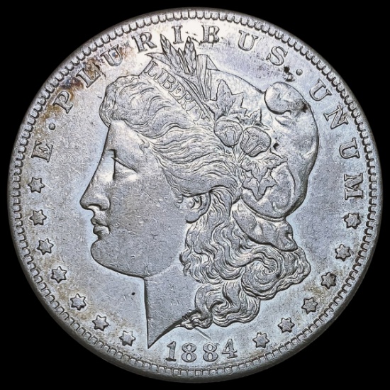 1884-S Morgan Silver Dollar NEARLY UNCIRCULATED