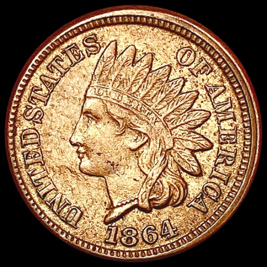 1864 Indian Head Cent NEARLY UNCIRCULATED