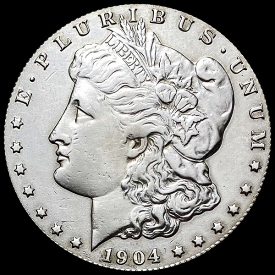1904-S Morgan Silver Dollar NEARLY UNCIRCULATED