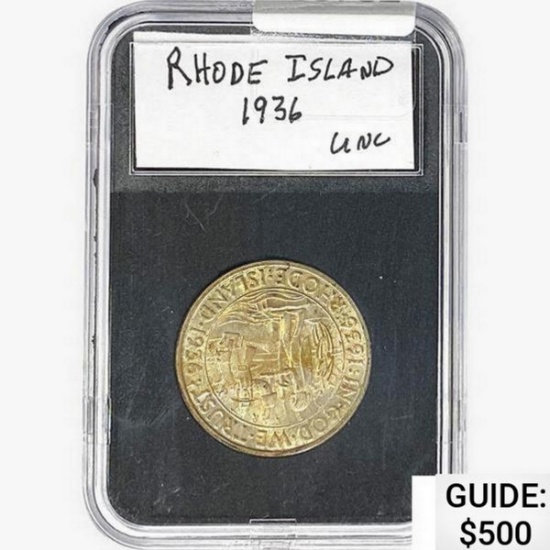 1936 Rhode Island Half Dollar  UNC