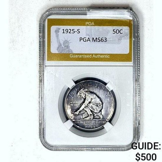 1925-S Jubilee Half Dollar PGA MS63