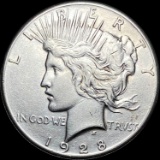 1928 Silver Peace Dollar CLOSELY UNCIRCULATED
