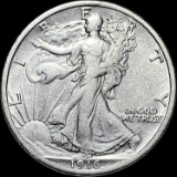 1916 Walking Liberty Half Dollar NEARLY UNCIRCULATED