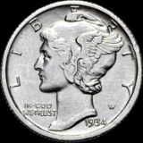 1934 Mercury Dime UNCIRCULATED