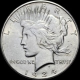 1934-D Silver Peace Dollar UNCIRCULATED