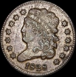 1828 Copper Half Cent CLOSELY UNCIRCULATED