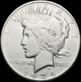 1934-S Silver Peace Dollar UNCIRCULATED