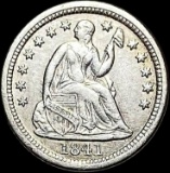 1841-O Silver Half Dime CLOSELY UNCIRCULATED