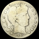 1913 Barber Half Dollar NICELY CIRCULATED