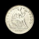 1857 Seated Liberty Half Dime UNCIRCULATED