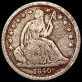 1840-O Seated Liberty Dime LIGHTLY CIRCULATED