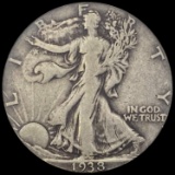 1938-D Walking Liberty Half Dollar LIGHTLY CIRCULATED