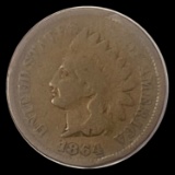 1864-L Indian Head Cent LIGHTLY CIRCULATED