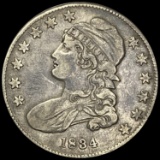 1834 Capped Bust Half Dollar NEARLY UNCIRCULATED