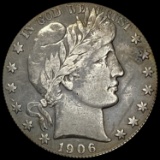 1906-S Barber Half Dollar HIGH GRADE