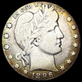 1896-O Barber Quarter LIGHTLY CIRCULATED