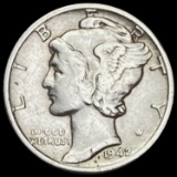 1942/1-D Mercury Dime CLOSELY UNCIRCULATED